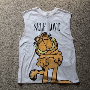 Nickelodeon- Garfield self love tank top